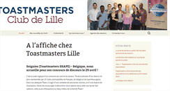 Desktop Screenshot of lilletoastmasters.com